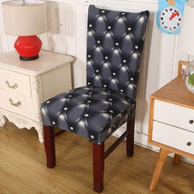将图片加载到图库查看器,Elegant Kitchen Chair Covers Stretch Seat Covers For Chairs Slipcover Chair house chaise Furniture Covers Gray Chair cover Washable Anti dust Seat Slipcover Protector for Hotel Office Ceremony Banquet Wedding Party