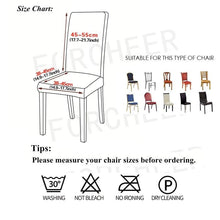 将图片加载到图库查看器,Elegant Kitchen Chair Covers Stretch Seat Covers For Chairs Slipcover Chair house chaise Furniture Covers Gray Chair cover Washable Anti dust Seat Slipcover Protector for Hotel Office Ceremony Banquet Wedding Party