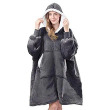 Load image into Gallery viewer, Elegant Large Sweatshirts Woman Oversized Hoodie Winter Blanket With Sleeves Fleece Warm Giant Blanket Hoodies Women Sweatshirts Long Blanket with Sleeves for Winter Hooded Sweatshirt for Women and Men Pullover