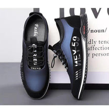 Load image into Gallery viewer, Elegant Leather Mens Luxury Casual Slip On Black Driving Fashion Sneakers Casual Walking Shoes Lightweight Anti-Slip Low Top Breathable Leather Mens Business Sneakers