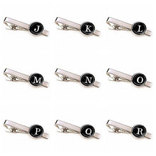 Load image into Gallery viewer, Elegant Men Fashion 26 Alphabet Letters Tie Clips Letter Tie Clip Men's Fashion Tie Pin Buckle Clip Tie Decoration Suit Accessories Name Letters Jewelry Men Necktie Clip Pin Suit Accessories Classic Initials Alphabet A-Z Tie Clips
