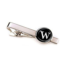 Load image into Gallery viewer, Elegant Men Fashion 26 Alphabet Letters Tie Clips Letter Tie Clip Men's Fashion Tie Pin Buckle Clip Tie Decoration Suit Accessories Name Letters Jewelry Men Necktie Clip Pin Suit Accessories Classic Initials Alphabet A-Z Tie Clips