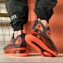 将图片加载到图库查看器,Elegant Mens Running Sport Air Cushion Outdoor Training Sneakers High Heels Design Breathable Mesh Athletic Luxury Design Non Slip Tennis Sport Athletic Walking Sneakers