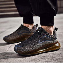 将图片加载到图库查看器,Elegant Mens Running Sport Air Cushion Outdoor Training Sneakers High Heels Design Breathable Mesh Athletic Luxury Design Non Slip Tennis Sport Athletic Walking Sneakers