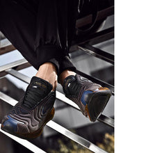 将图片加载到图库查看器,Elegant Mens Running Sport Air Cushion Outdoor Training Sneakers High Heels Design Breathable Mesh Athletic Luxury Design Non Slip Tennis Sport Athletic Walking Sneakers