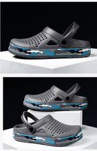 Load image into Gallery viewer, Elegant Mens Sandals Black Garden Casual Aqua Clogs Summer Slides Beach Swimming Shoes Slippers Garden Clogs Sandals Arch Support Cushioned Yard Beach Clogs