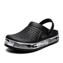 Load image into Gallery viewer, Elegant Mens Sandals Black Garden Casual Aqua Clogs Summer Slides Beach Swimming Shoes Slippers Garden Clogs Sandals Arch Support Cushioned Yard Beach Clogs