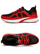 将图片加载到图库查看器,Elegant Mens Sneakers Sport Mesh Trainers Lightweight Running Shoes Outdoor Athletic Breathable Non-Slip Casual Comfortable Outdoor Sport Sneakers