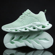 Load image into Gallery viewer, Elegant Modern Mens Sneakers Platform Shoes White Trainers Casual Breathable Mesh Men Women Running Shoes Breathable Walking Sneakers Lightweight Athletic Tennis Casual Sport Sneakers