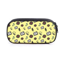 将图片加载到图库查看器,Elegant Music Note Piano Pen Case Holder Stylish Black/White Pencil Bag Guitar Pencil Case Unique Stationery Case For School