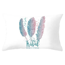 Load image into Gallery viewer, Elegant New Home Decoration Short Plush Pillow Case Feather Soft Rectangular Sofa Seat Bedroom Farmhouse Feather Decorative Throw Pillow Covers Home Decor 30x50CM