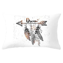 Load image into Gallery viewer, Elegant New Home Decoration Short Plush Pillow Case Feather Soft Rectangular Sofa Seat Bedroom Farmhouse Feather Decorative Throw Pillow Covers Home Decor 30x50CM