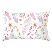 Load image into Gallery viewer, Elegant New Home Decoration Short Plush Pillow Case Feather Soft Rectangular Sofa Seat Bedroom Farmhouse Feather Decorative Throw Pillow Covers Home Decor 30x50CM