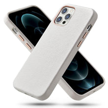 将图片加载到图库查看器,Elegant Phone Protection Back Cover Designed for iPhone 12 Pro Max Case Leather Cover for iPhone 12 mini 12 Pro Max Genuine Leather Case for iPhone 12 12Pro Luxury Black Phone Case For Businessman
