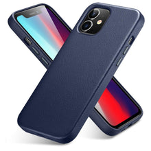 将图片加载到图库查看器,Elegant Phone Protection Back Cover Designed for iPhone 12 Pro Max Case Leather Cover for iPhone 12 mini 12 Pro Max Genuine Leather Case for iPhone 12 12Pro Luxury Black Phone Case For Businessman