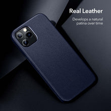 将图片加载到图库查看器,Elegant Phone Protection Back Cover Designed for iPhone 12 Pro Max Case Leather Cover for iPhone 12 mini 12 Pro Max Genuine Leather Case for iPhone 12 12Pro Luxury Black Phone Case For Businessman