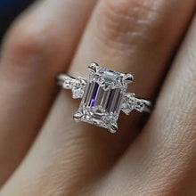 Load image into Gallery viewer, Elegant Princess Cut Cubic Zirconia Engagement Ring
