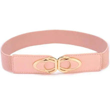 Load image into Gallery viewer, Elegant PU Leather Elastic Women Dress Belts Fashion Stretchy Thick Waist Dress Plus Size Waistbands For Women