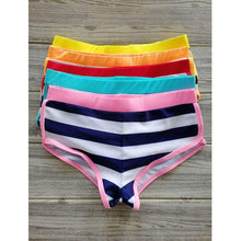 Load image into Gallery viewer, Elegant Red New Bikini Set Three Piece Swimsuit Women's Bathing Suits Push Up Halter Bandage Bikini Women Push Up Swimwear Bathing Suit Beachwear Swimming Suit For Women