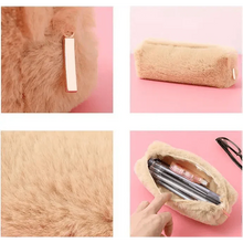 Load image into Gallery viewer, Soft Pencil Pouch For Student Durable Plush Stuffed Accessory Pencil Case For School