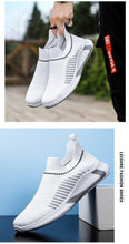 Load image into Gallery viewer, Elegant Sport Mens Sneakers Running Casual Shoes Spring New Lightweight Breathable Espadrilles Flying Woven Running Shoes Mesh Workout Casual Sports Mens Sneakers