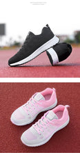 将图片加载到图库查看器,Elegant Sport Womens Sneakers Flats Casual Tennis Shoes Summer Lace-Up Mesh Light Breathable Casual Comfort Non Slip Lightweight Breathable Mesh Athletic Sneakers