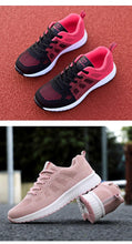 将图片加载到图库查看器,Elegant Sport Womens Sneakers Flats Casual Tennis Shoes Summer Lace-Up Mesh Light Breathable Casual Comfort Non Slip Lightweight Breathable Mesh Athletic Sneakers