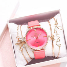 Load image into Gallery viewer, Elegant Style Fashion Womens Watch Luxury Leather Band Analog Quartz Wrist Watch Women Dress Leather Band Thin Minimalist Casual Simple Dress Analog Quartz Wristwatch