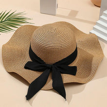 Load image into Gallery viewer, Elegant Tassel Beach Hats For Women Women's Bucket Sun Hat Max Sun Protection Holiday Hats Ladies Sun Hat Summer Straw Hats UV Protection Foldable Travel One Size Hat Modern Summer Fedoras For Party