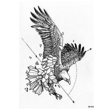 将图片加载到图库查看器,Elegant Temporary Waterproof Tattoos Big Tribal Sticker Black Large Body Art Makeup Fake Tattoo For Mens Womens
