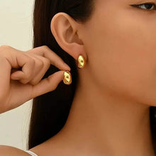 Load image into Gallery viewer, Elegant Water Drop Hoop Earrings for Women