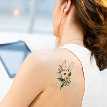 将图片加载到图库查看器,Elegant Waterproof Tattoo Sticker Sun Moon Fake Tatto Fashion Moon Temporary Fun Sun Wave Magic Tatoos For Womens Mens