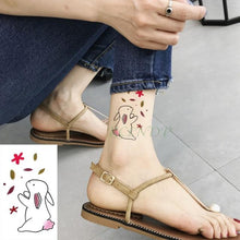 将图片加载到图库查看器,Elegant Waterproof Tattoo Sticker Sun Moon Fake Tatto Fashion Moon Temporary Fun Sun Wave Magic Tatoos For Womens Mens