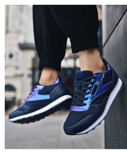 Load image into Gallery viewer, Elegant White Leather Mans Womens Sneakers Summer Lace-Up Trainers Gym Tennis Running Breathable High Quality Sport Women Mesh Wokrout Casual Slip On Flats Sneakers
