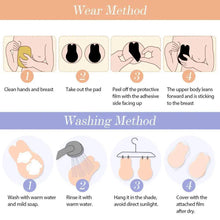Load image into Gallery viewer, Elegant Women's Invisible Bra Super Push Up Seamless Self-Adhesive Sticky Wedding Party Front Strapless 8 10 12.5cm Cup Fly Bras