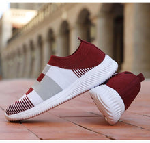 Load image into Gallery viewer, Elegant Women Shoes Espadrilles Knitted Sneakers Women New Flat Shoes Mix Color Casual Walking Shoes Slip-on Sock Shoe Lady Girls Running Shoes Mesh Air Mesh Womens Espadrilles