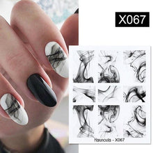 Load image into Gallery viewer, Embossed Nails Sticker 3D Flower Leaves Slider Water Transfer Nail Decals for Nail Art Transfer Sticker 3D Wave Design Decoration for Women Girls Art Stickers Decal Decoration Metallic Curve Strip Line Nail Decor