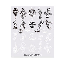 Load image into Gallery viewer, Embossed Nails Sticker 3D Flower Leaves Slider Water Transfer Nail Decals for Nail Art Transfer Sticker 3D Wave Design Decoration for Women Girls Art Stickers Decal Decoration Metallic Curve Strip Line Nail Decor
