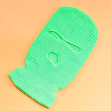 Load image into Gallery viewer, Embroidery Three-hole Balaclava Knit Hat Army Tactical CS Winter Ski Riding Mask Beanie Prom Party Mask Warm Mask Three 3 Hole Balaclava Knit Hat Ski Mask 3-Hole Knit Hat Full Face Cover Balaclava Hats Funny Party Embroidery Beanies Caps