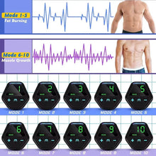 将图片加载到图库查看器,EMS Muscle Stimulator LCD Screen USB Rechargeable Portable Trainer