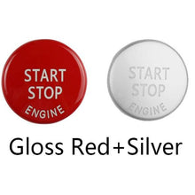 将图片加载到图库查看器,Engine START STOP Sports Engine Start Stop Button Cover Keyless Go Ignition Sticker Start Stop Engine Button Switch Cover Button Accessories Key Decor for Car Replace Cover