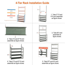 将图片加载到图库查看器,Entryway Coat Hat Rack Shoe Storage Shelf