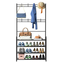 将图片加载到图库查看器,Entryway Coat Hat Rack Shoe Storage Shelf