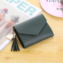Load image into Gallery viewer, Ethnic Design Leather Small Wallet For Women Luxury Famous Short Coin Zipper Purse, Credit Card Holder Mini Wallets/Purses Female