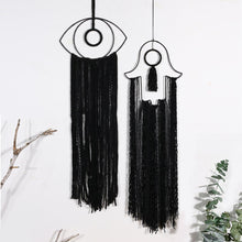 Load image into Gallery viewer, Evil Eye Dream Catcher Home Room Decor Black Room Decoration For Farmhouse Wind Chimes Moon Dream Catchers For Bedroom Home Decor Wedding Ornament Craft Gift