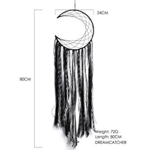 Load image into Gallery viewer, Evil Eye Dream Catcher Home Room Decor Black Room Decoration For Farmhouse Wind Chimes Moon Dream Catchers For Bedroom Home Decor Wedding Ornament Craft Gift