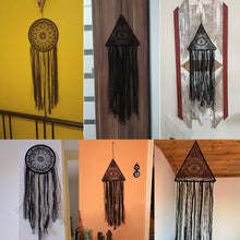 Load image into Gallery viewer, Evil Eye Dream Catcher Home Room Decor Black Room Decoration For Farmhouse Wind Chimes Moon Dream Catchers For Bedroom Home Decor Wedding Ornament Craft Gift