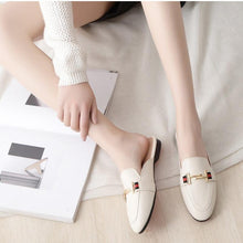 Load image into Gallery viewer, Exquisite Woman Slides Outdoor Platform Slippers Square Ladies Mules Slip On Comfortable Pointed Toe Womens Loafers Women's Flats Mules Loafers Shoes For Women