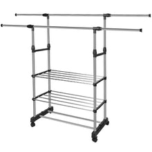 Load image into Gallery viewer, Extendable Garment Hanging Rack