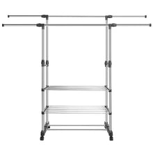 Load image into Gallery viewer, Extendable Garment Hanging Rack